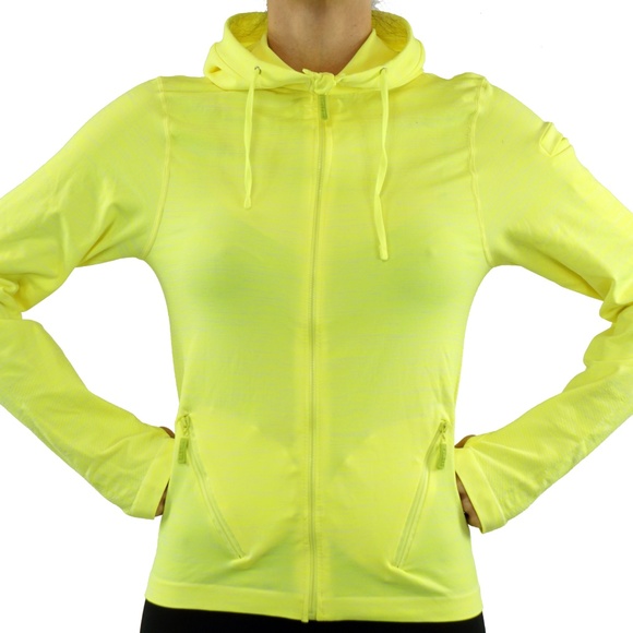 Hoodie with long sleeves & pockets Yellow - Picture 4 of 5